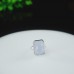 20mm Blue Chalcedony Ring Square Silver Plated Natural Crystal Jewelry Healing