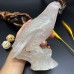 5.6" Rose Quartz Parrots Hand-carved Crystal Specimens Animal Collection