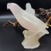 5.6" Rose Quartz Parrots Hand-carved Crystal Specimens Animal Collection