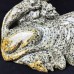 Giant 13.2'' Crystal Leopard Hand Carved Dalmatian Leopard Statue Animal Figurines Home Decor Reiki Healing