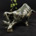 Giant 21.7kg Crystal Cattle Statue Nine Dragon Jade Cow Polished Hand Carved Figurines Reiki Healing Home & Office Decor