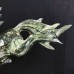 Giant 15.6'' Crystal Horse Statue Nine Dragon Jade Running Horse Carved Animal Statue Reiki Healing Energy Collectable Decor