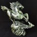 Giant 15.6'' Crystal Horse Statue Nine Dragon Jade Running Horse Carved Animal Statue Reiki Healing Energy Collectable Decor