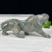 9'' Crystal Leopard Nine Dragon Leopard Figurines Hand Carved Animal Statue Collectable Home Decor Reiki Healing