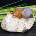 4.8'' Crystal Birds Chalcedony Jasper Geode Carving Birds Statue Sculpture Healing Polished Stone Collection Decoration Gift