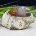 4.8'' Crystal Birds Chalcedony Jasper Geode Carving Birds Statue Sculpture Healing Polished Stone Collection Decoration Gift