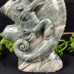 5‘’ Crystal Animal Nine Dragon Jade Chameleon Hand Carved Animal Statue Art Crafts Decoration