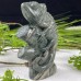 5‘’ Crystal Animal Nine Dragon Jade Chameleon Hand Carved Animal Statue Art Crafts Decoration