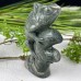 5‘’ Crystal Animal Nine Dragon Jade Chameleon Hand Carved Animal Statue Art Crafts Decoration