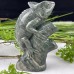 5‘’ Crystal Animal Nine Dragon Jade Chameleon Hand Carved Animal Statue Art Crafts Decoration