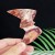 Wings Carving Quartz Rock Crystal 3D Bird Silhouette Flying Carving Large Animal Carvings Decor Gift