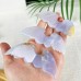 Quartz Rock Crystal Wings Blue Chalcedony Angel Wings Blue Agate 3D Flying Wings