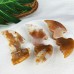 Quartz Rock Crystal Wings Chalcedony Jasper Angel Wings Blue Agate 3D Flying Wings