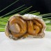 Nice Chalcedony Jasper Carved Crystal Snake, Reki Healing Snake Caving Statue