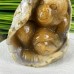 4.3”Quartz Rock Crystal Monkey Reki Healing Crystal Monkey Sculpture