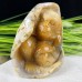 4.3”Quartz Rock Crystal Monkey Reki Healing Crystal Monkey Sculpture