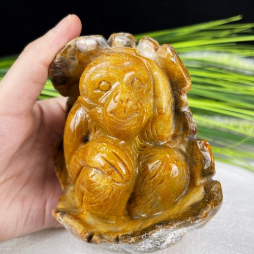 Cute Goede Carved Crystal Animals Nice Carving Crystal Statue Sculpture