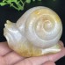 2.6''Chalcedony Jasper Snail Hand Carved Rose Quartz Crystals Reiki Healing Gifts Home Office Decoration