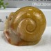 2.6''Chalcedony Jasper Snail Hand Carved Rose Quartz Crystals Reiki Healing Children's Day Gifts Home Office Decoration