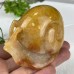 2.6''Chalcedony Jasper Snail Hand Carved Rose Quartz Crystals Reiki Healing Children's Day Gifts Home Office Decoration