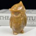 Natural Chalcedony Jasper Carved Carystal Owls Cute Owls crystal Owl's Family Statue Home Decor