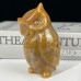 Natural Chalcedony Jasper Carved Carystal Owls Cute Owls crystal Owl's Family Statue Home Decor