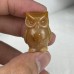 Natural Chalcedony Jasper Carved Carystal Owls Cute Owls crystal Owl's Family Statue Home Decor