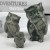 DO-Crystal Owls Nine Dragon Jade  Carved Carystal Owls Cute 3PC Family Owls  Statue Home Decor