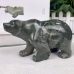 6 '' Crystal Bear Nine Dargon Bear Figurines Hand Carved Animal Statue Collectable Home Decor Reiki Healing