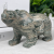 7.6LB Nine Dragon Jade Carved Crystal Polar Bear Craft 9 inches Crystal Bear Carvings