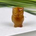 DO-Cute Carnelian Owls Carvings, Natural Hand Carved Crystal Owls Statue for Home Decor