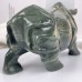 Crystal Animal  Nine Dragon Jade Rhinoceros Hand Carved Animal Statue Art Crafts Decoration