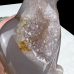 3.5“ Natural Amethyst Geode Agate Crystal Rabbite Cute Hand Carved Decoration Healing Dainty Cute