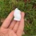 DO-Mini White Chalcedony Carved Crystal Owl, Home Decor Collection of Owl Sculpture