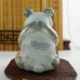 3.0“ Nine Dragon Jade Carved Crystal Panda, Panda Carvings for Home Decor