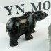 2.0“ Fluorite Carved Crystal Polar Bear, Polar Bear Carvings for Decor, Reki Healing Crystal Carvings