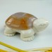 Natural Carved Crystal Tortoise, Reki Healing Crystal Turtle for Home Decor