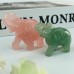 Mini Crystal Elephant Carving, Reki Healing Crystal Elephant Crystals for Home Decor