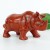 4.0" Red Jasper Carved Crystal Rhino, Nice Rhino Carving for Home Decor, Chakra and Healing Crystal Animal Carvings