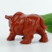 4.0" Red Jasper Carved Crystal Rhino, Nice Rhino Carving for Home Decor, Chakra and Healing Crystal Animal Carvings