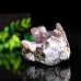 4.5" Blue Chalcedony Cave Carved Frog,Natural Gemstone Crystal Carving Home Decoration Collectibles