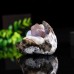 4.5" Blue Chalcedony Cave Carved Frog,Natural Gemstone Crystal Carving Home Decoration Collectibles