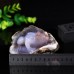 4.5" Blue Chalcedony Cave Carved Frog,Natural Gemstone Crystal Carving Home Decoration Collectibles