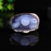 Stunning 3.2" Blue Chalcedony Cave Carved Turtle - Gorgeous Decor Piece for Your Home or Office