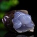 Stunning 3.2" Blue Chalcedony Cave Carved Turtle - Gorgeous Decor Piece for Your Home or Office