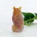 Beautifully Handcrafted 3-inch Chalcedony Jasper Crystal Carving Owl - Bring Wisdom and Tranquility to Your Space