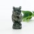 3-inch Nine Dragon Jade Handcarved Owl – Exquisite Handcrafted Decor Piece for Home and Office - Perfect Gift for Owl Collectors and Nature Lovers