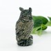 3-inch Nine Dragon Jade Handcarved Owl – Exquisite Handcrafted Decor Piece for Home and Office - Perfect Gift for Owl Collectors and Nature Lovers