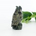 3-inch Nine Dragon Jade Handcarved Owl – Exquisite Handcrafted Decor Piece for Home and Office - Perfect Gift for Owl Collectors and Nature Lovers