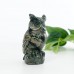 3-inch Nine Dragon Jade Handcarved Owl – Exquisite Handcrafted Decor Piece for Home and Office - Perfect Gift for Owl Collectors and Nature Lovers